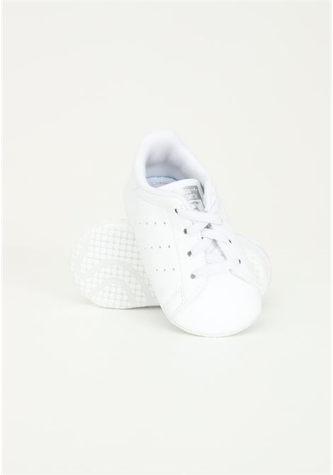 White Stan Smith Crib sneakers for newborns ADIDAS ORIGINALS | FY7892.